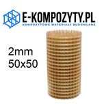 Siatka zbrojeniowa kompozytowa 2mm 50x50 cena brutto WYSYŁKA GRATIS