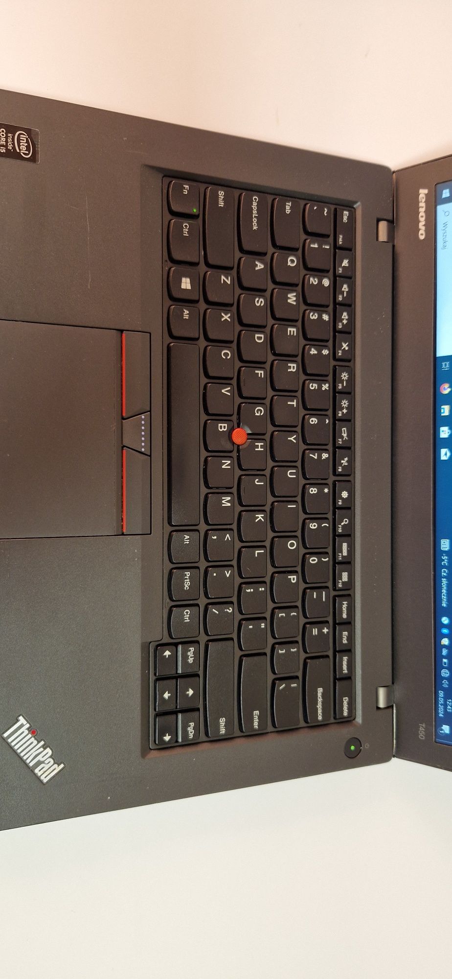 Lenovo ThinkPad T450 i5-5300U 8GB,  128GB SSD WIN 10pro