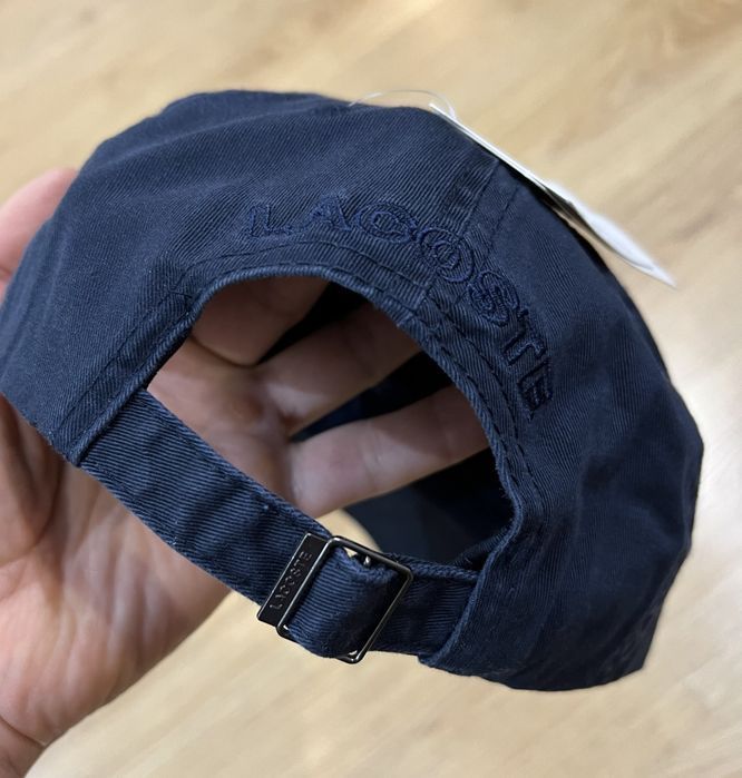 Кепка Lacoste чорна  та синя розмір М
