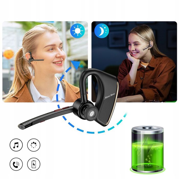 Zestaw Słuchawkowy New Bee M50 - Bluetooth 5.2