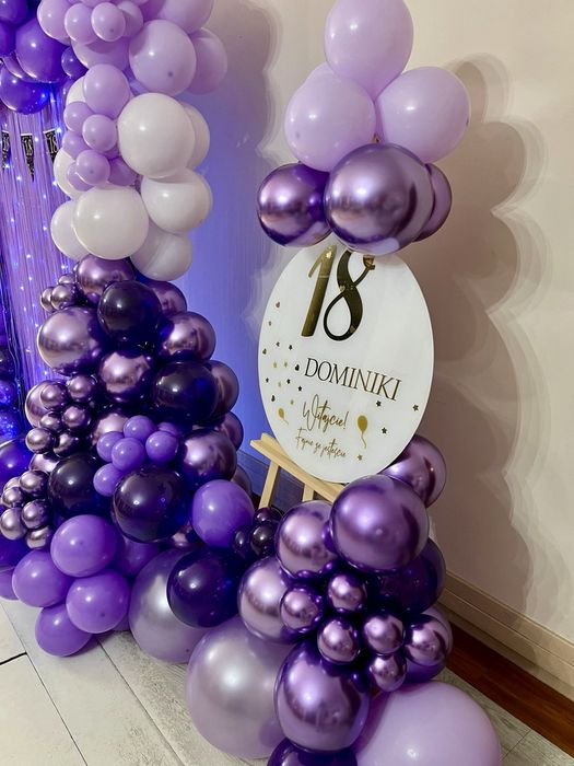 Ścianka balonowa balony hel