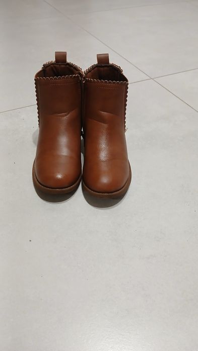 Brązowe  botki rozm 30