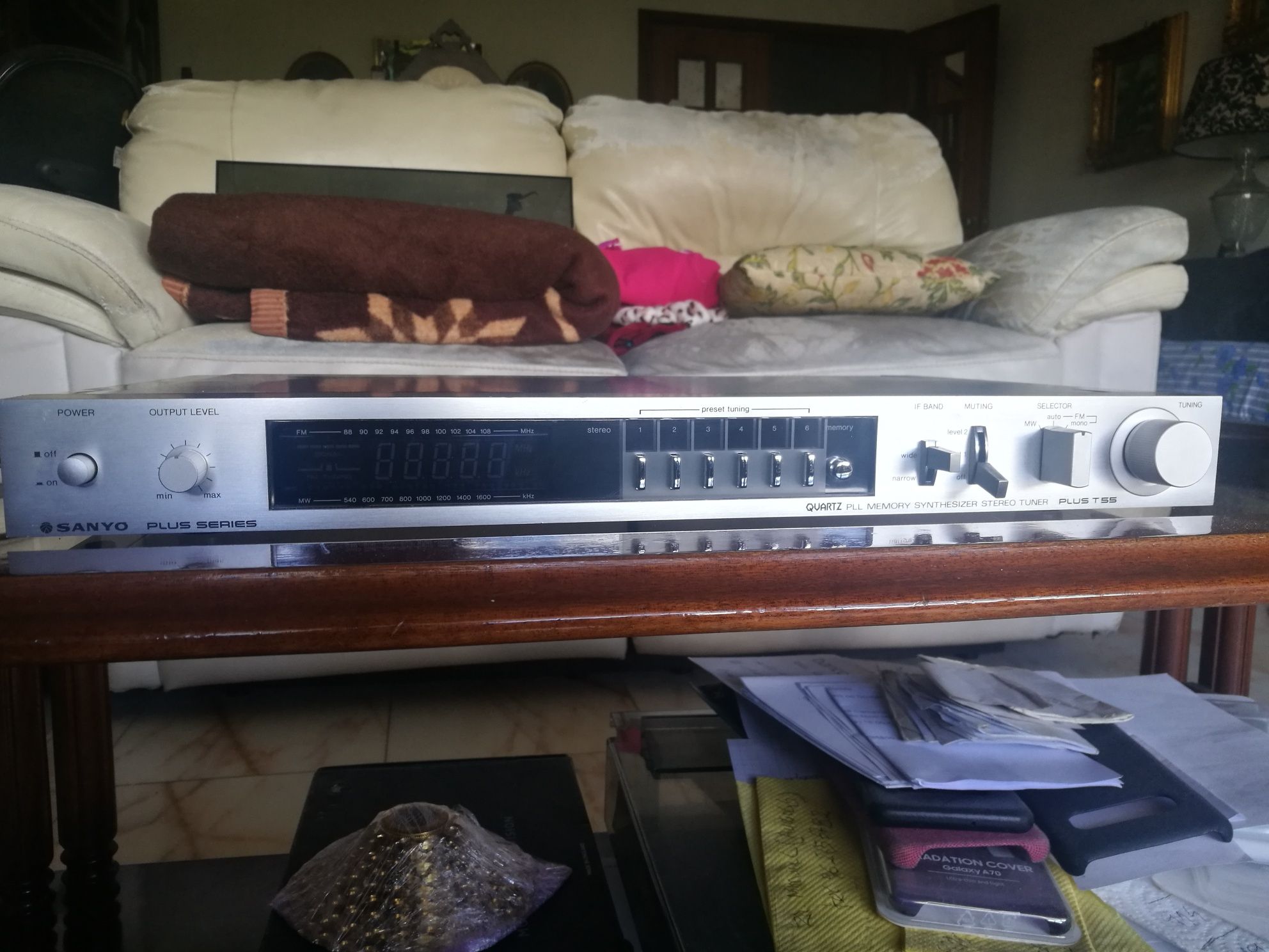 Sanyo T55 plus Rádio/Sintonizador