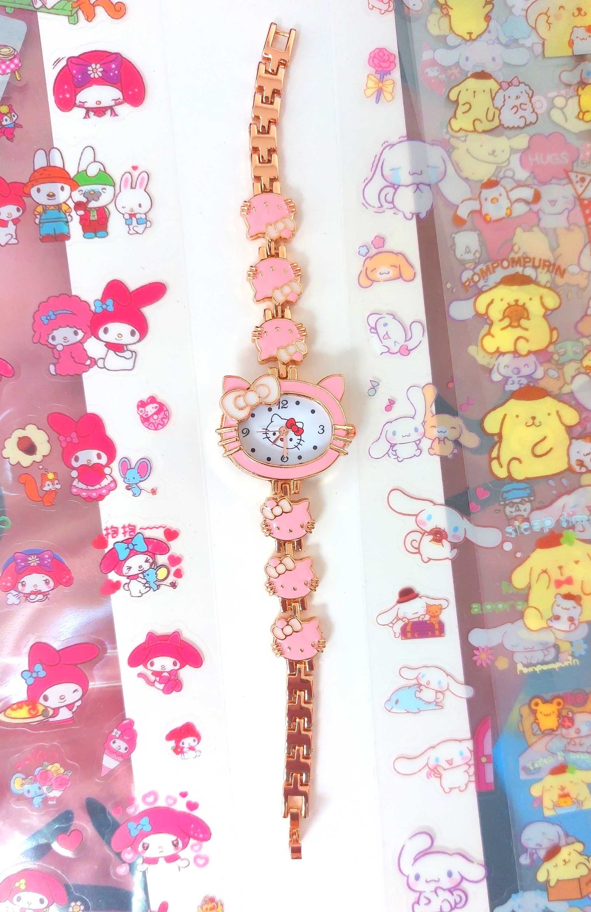 piękny zegarek dla dziecka Kawaii Hello Kitty Sanrio