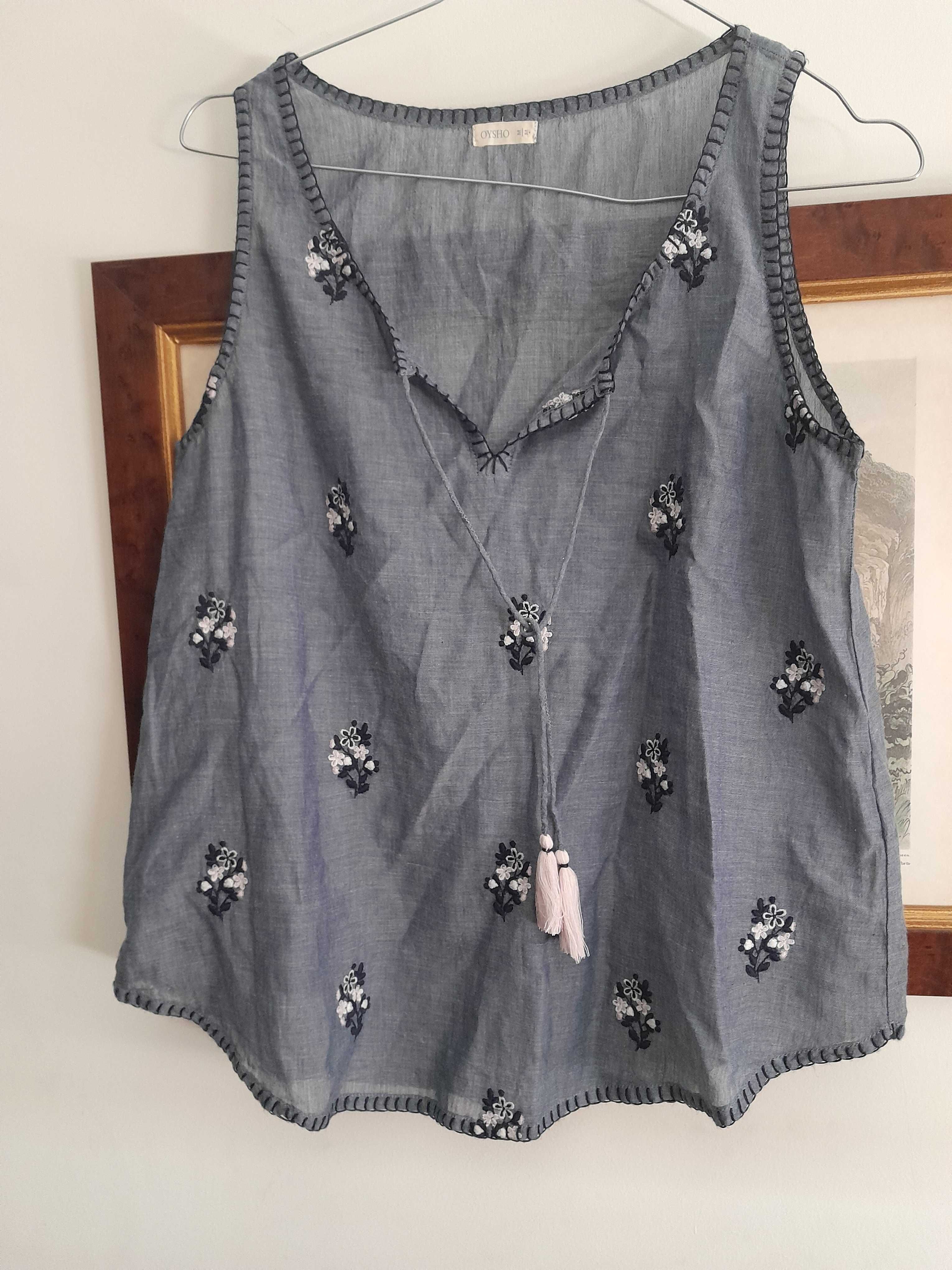 Top senhora bordado, M
