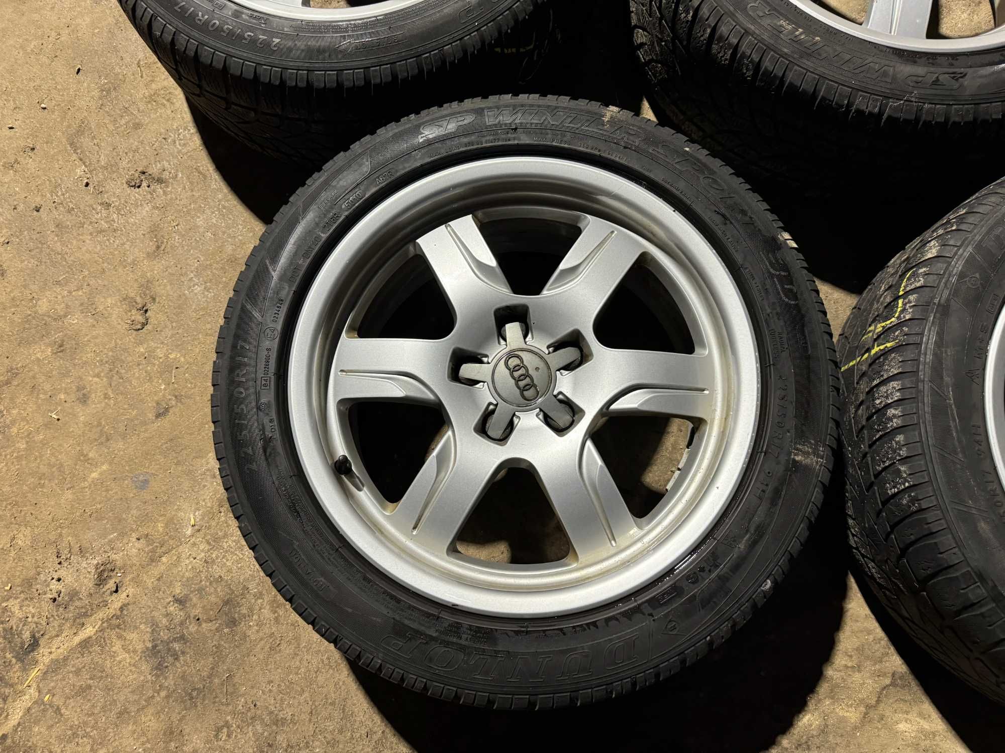 Koła Alufelgi Opony 225/50r17 Audi a3 a4 5 a6 ET28 5x112