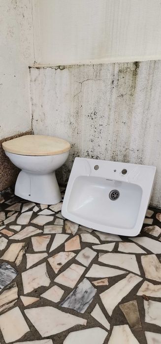 Conjunto Sanita + Lavatório Suspenso (ler a descrição s.f.v.)