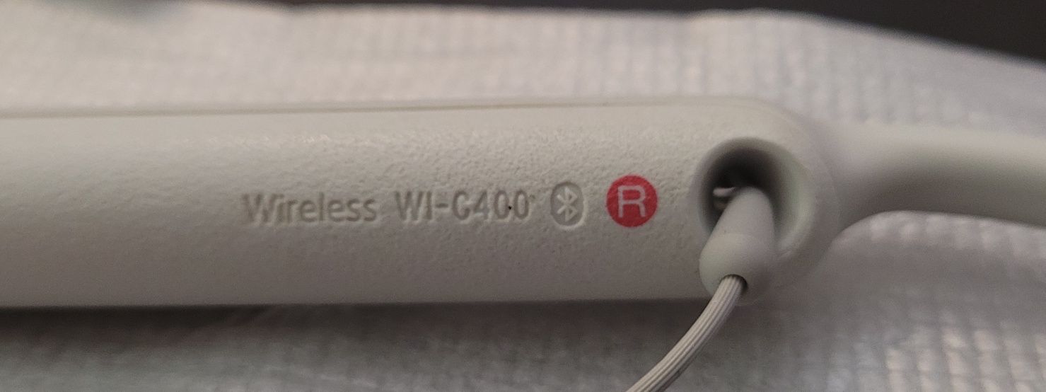 Auscultadores Sony tipo auricular sem fios WI-C400