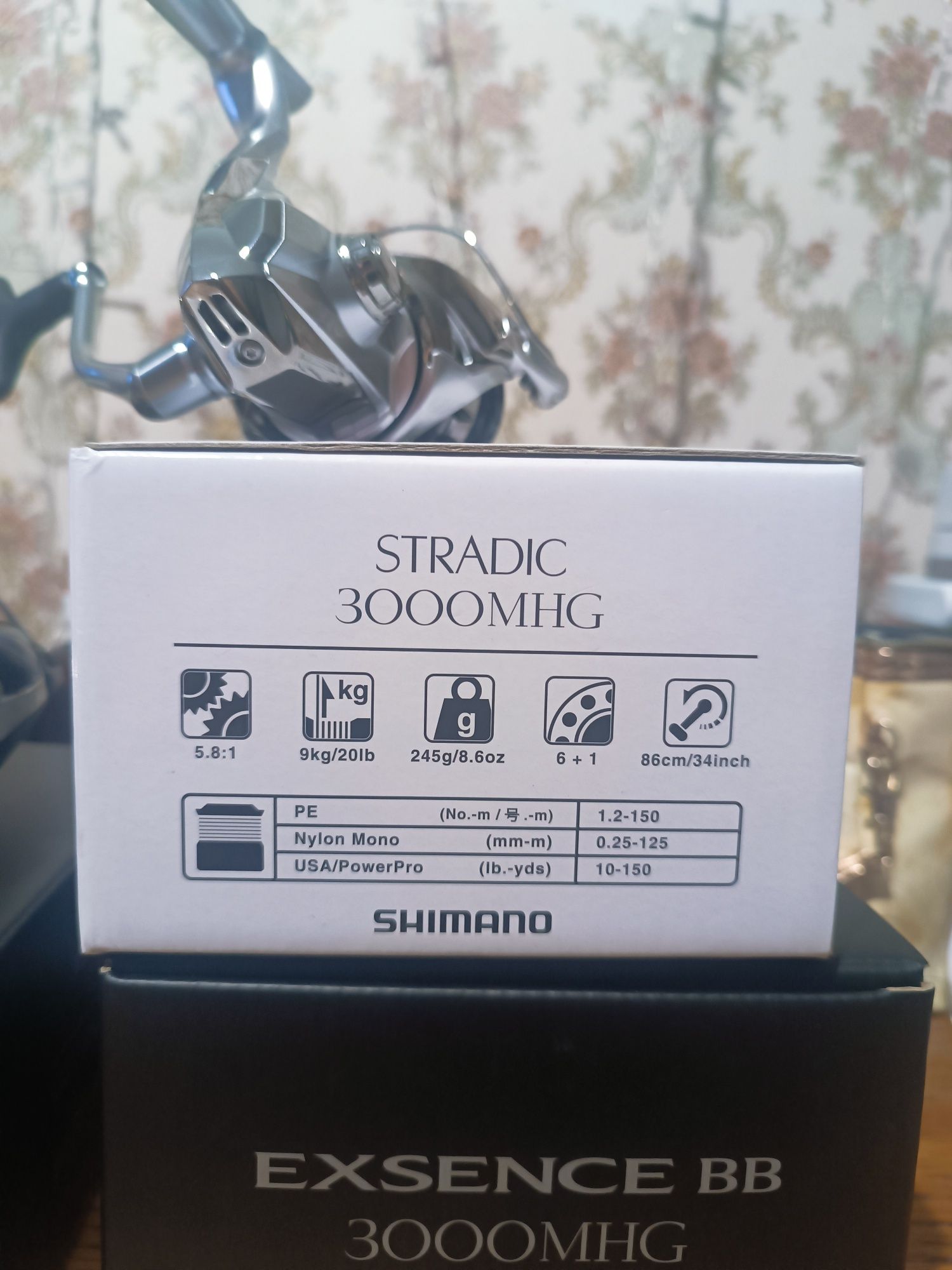 Shimano Stradik 19, 3000MHG ,exsence BB 3000 MHG