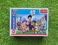 Puzzle mini 54 el. Trefl Psi Patrol pieski, Ryder i baza