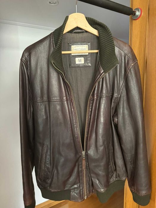 Blusão de pele Throttleman