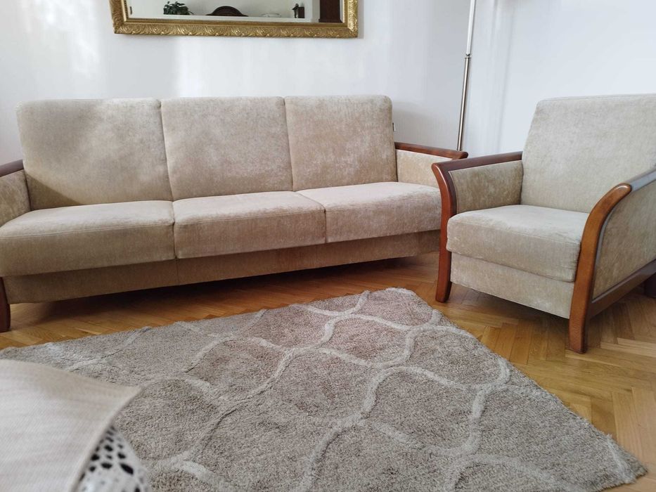 Sprzedam kanapę rozkładaną i fotel