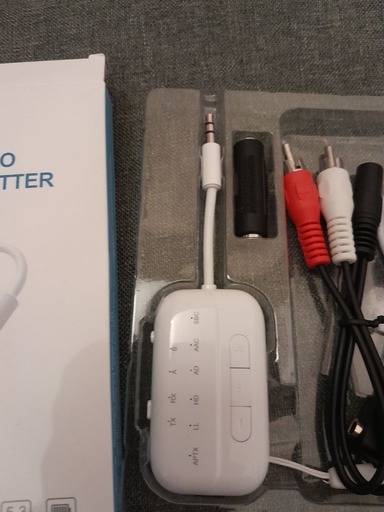 Adapter nadajnik i odbiornik Bluetooth 5.3 2 w 1