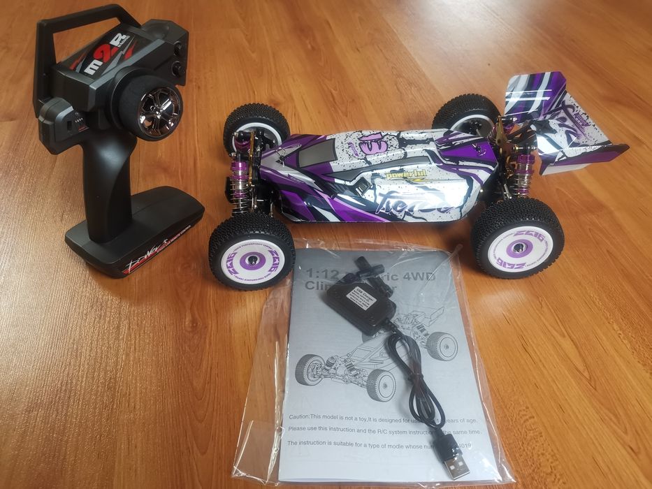Carro RC Buggy XK Wltoys 124019 Li-po 4x4
