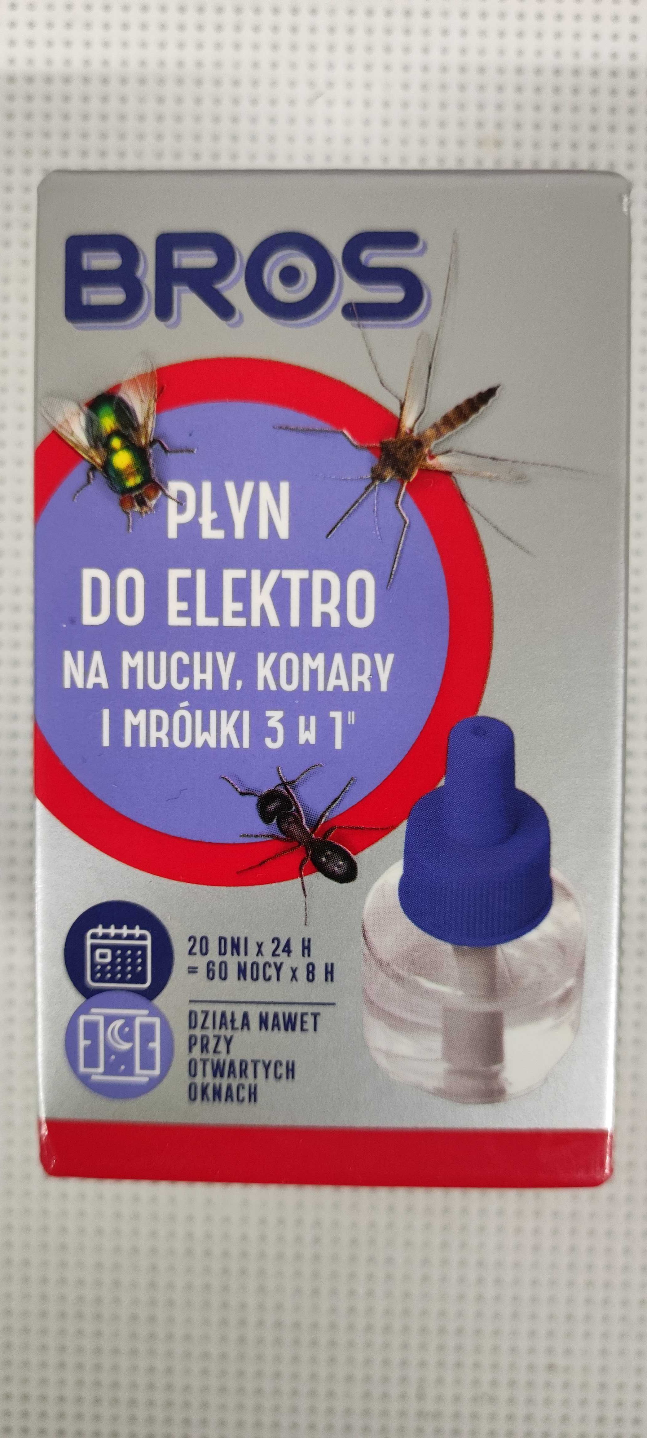 BROS płyn do elektro na muchy, komary, mrówki