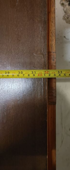 Drzwi  dębowe z szybkami  kryształowymi