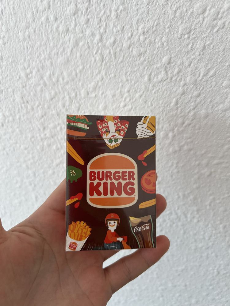 Karty do gry burger king , 40 cards, coca cola kolekcojenrska edycja