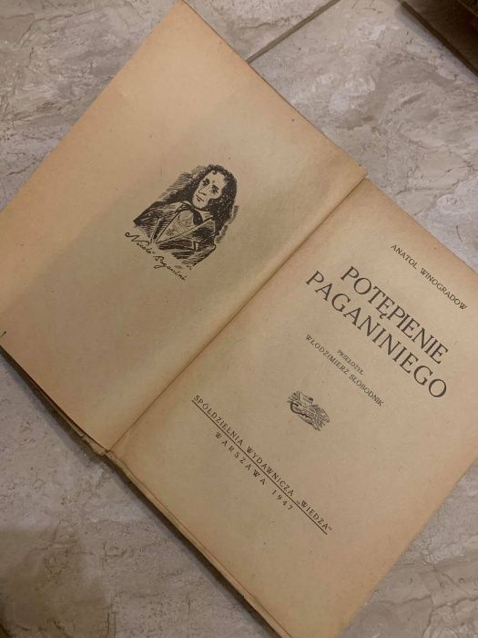 "Potępienie Poganiniego" - Anatol Winogradow - książka z 1947 r. - HIT