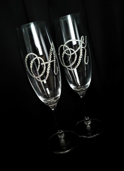 Весільні келихи (свадебные бокали)