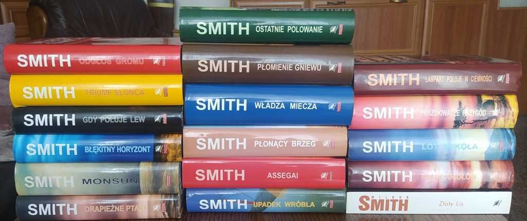 Wilbur SMITH - Saga rodu Courtney'ów i rodu Ballantyne'ów (17 t. bdb)