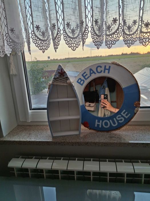 Zestaw lustro + półka