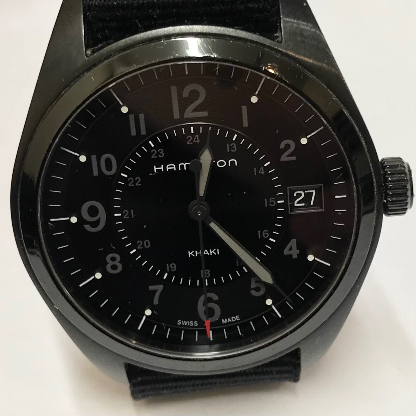 HAMILTON Khaki Field H68410 Zegarek MĘSKI militarny OKAZJA