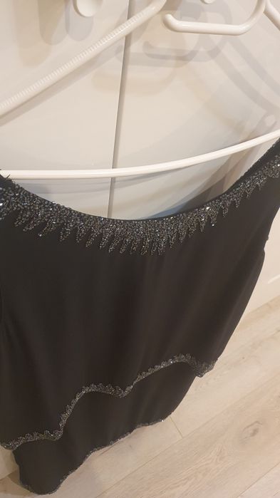 Sukienka Czarna Wieczorowa