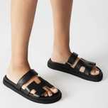 Жіночі шльопки тапки Steve Madden Mayven Black ОРИГІНАЛ