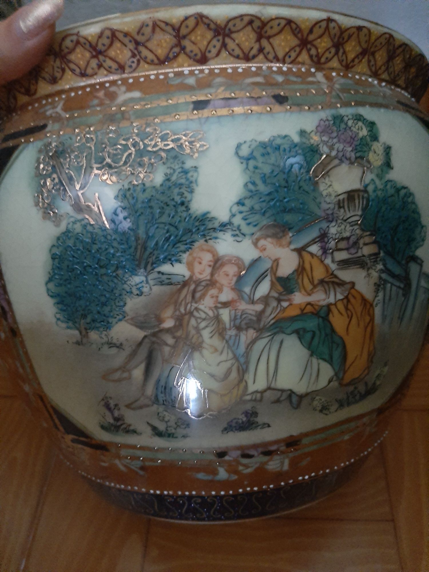 Jarrão e vaso porcelana chinesa