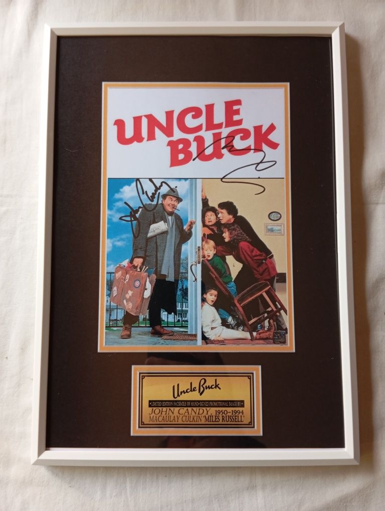 Moldura Filme Uncle Buck com Autógrafos (A4)