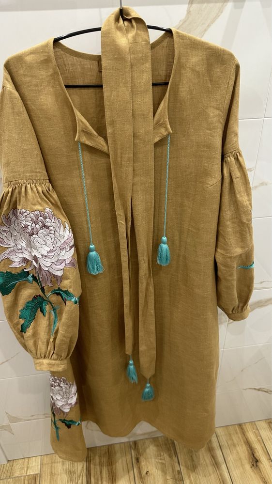 Сукня вишиванка ryabokon з льону платье вышитое