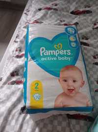 Pielucha pampers aktive 2, 72 szt