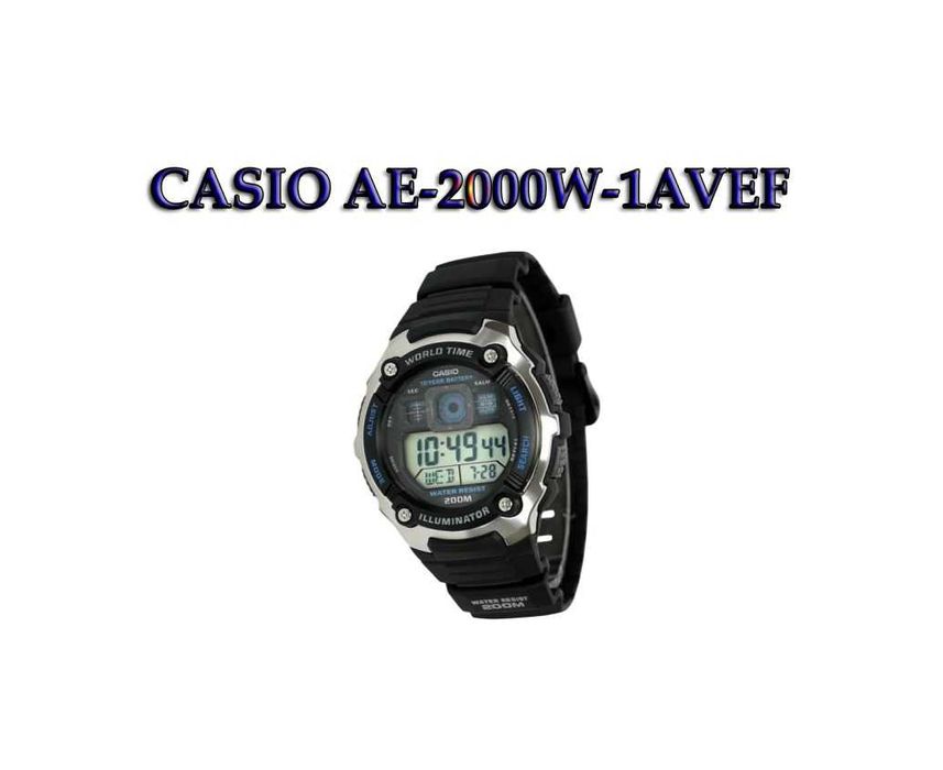 Мужские часы CASIO AE-2000W-1AVEF