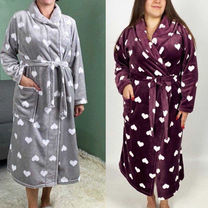 Халат жіночий велюр, махра 44-62
