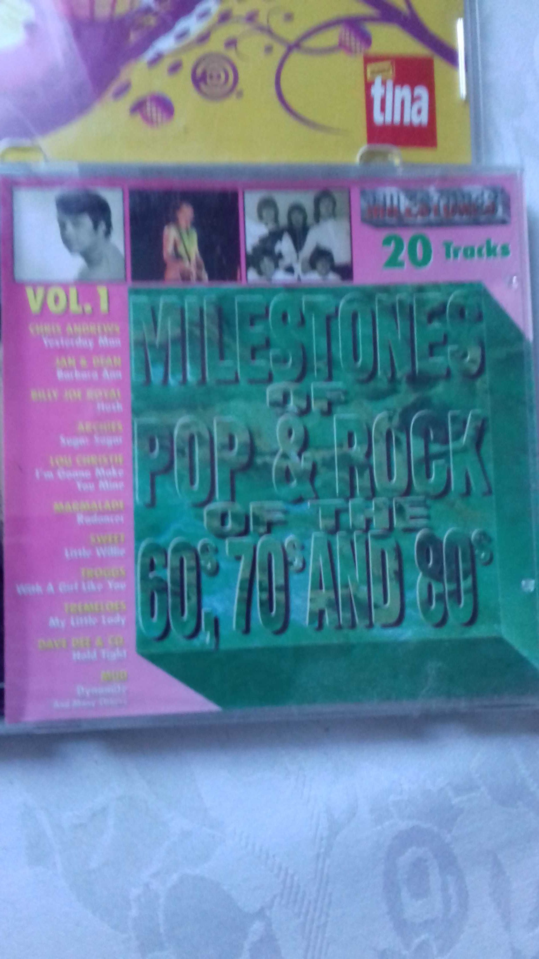 Kolekcja -Milestone pop & rock 60-80 lata, muza RMF  1984-86 i 1980-93