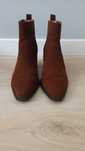 zamszowe botki MASSIMO DUTTI