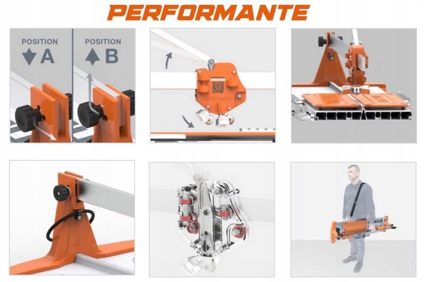 Przecinarka płytek gresu BATTIPAV Perfomante sigma rubi montolit 130cm