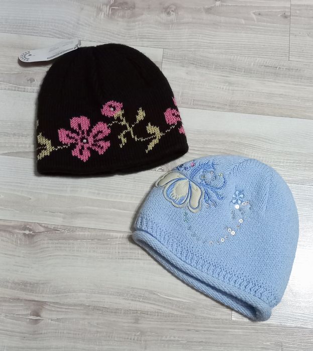 Zestaw 2 sztuk czapek damskich