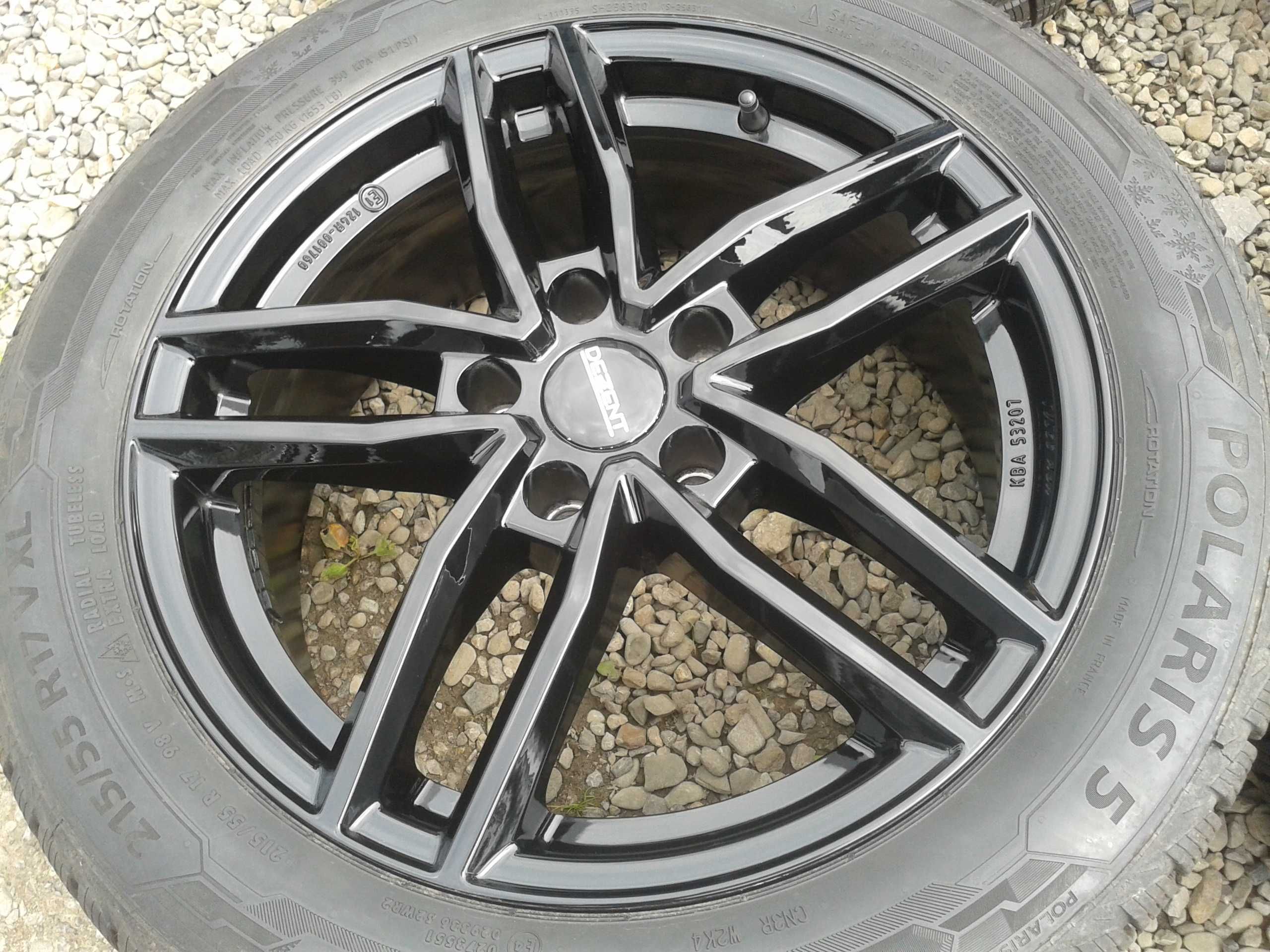 felgi r17 dezent audi a3 a4 a6 q2 q3 5x112 b6 b7 c6 mielec 7j czarne