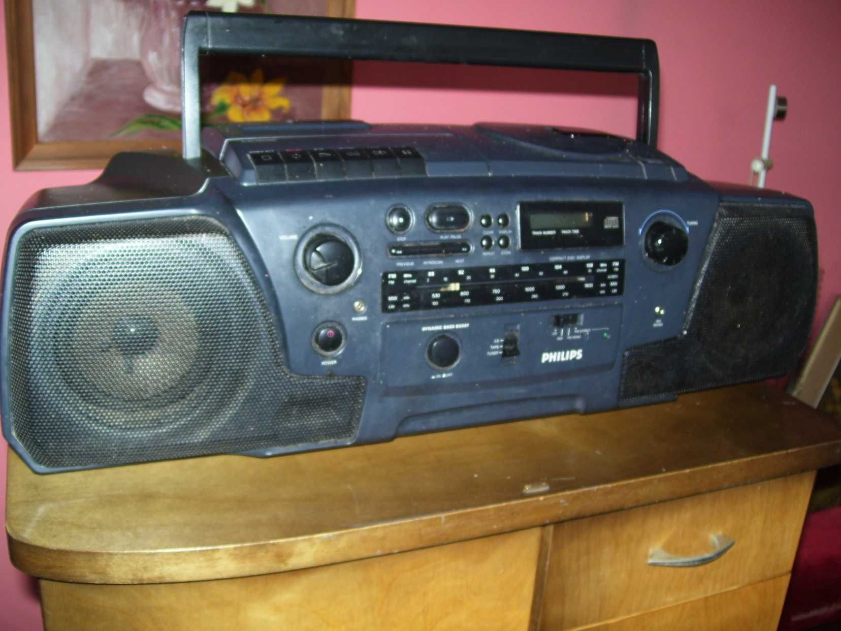 Boombox Philips radio-cd lata 90-te