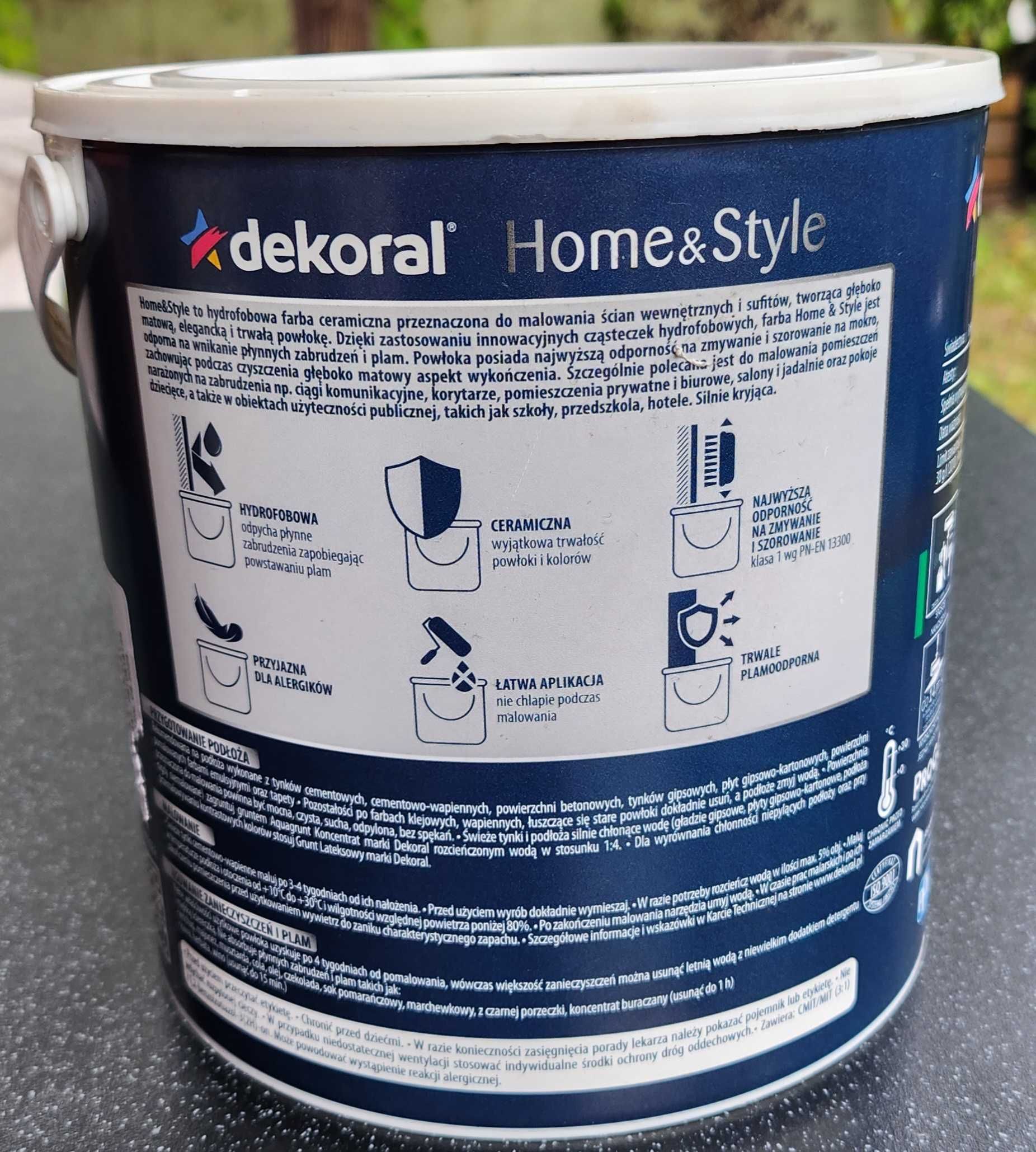 Farba Dekoral CERAMICZNA  kolor Elegant Pink 2,5L