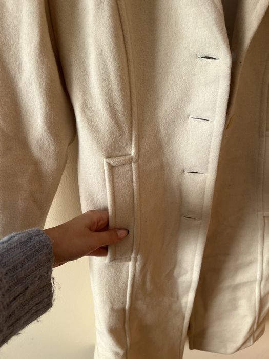 Sobertudo bege classico S