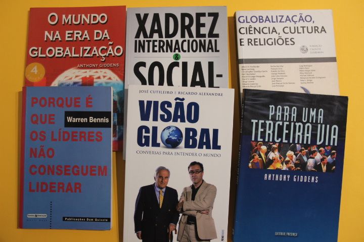 Livros sobre liderança, Globalização, Política, Religião...