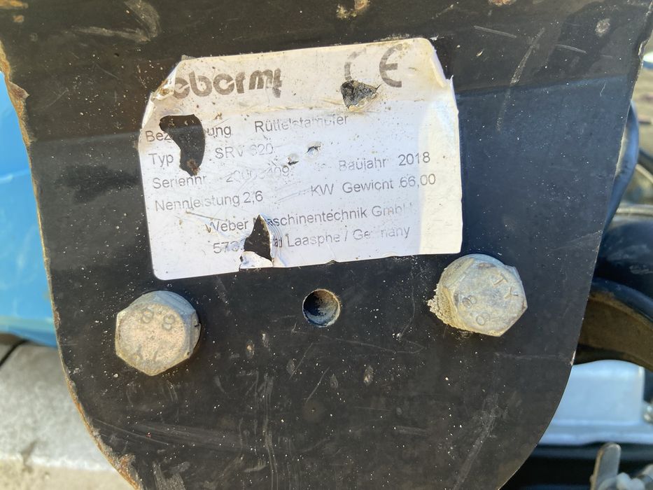 Ubijak Skoczek Stopa Wibracyjna WEBER SRV 620