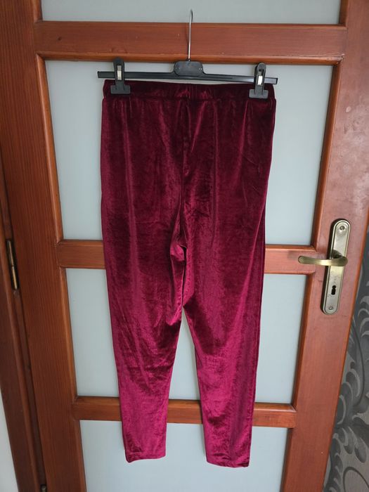 Nowe spodnie LV dresowe damskie welurowe rozmiar S