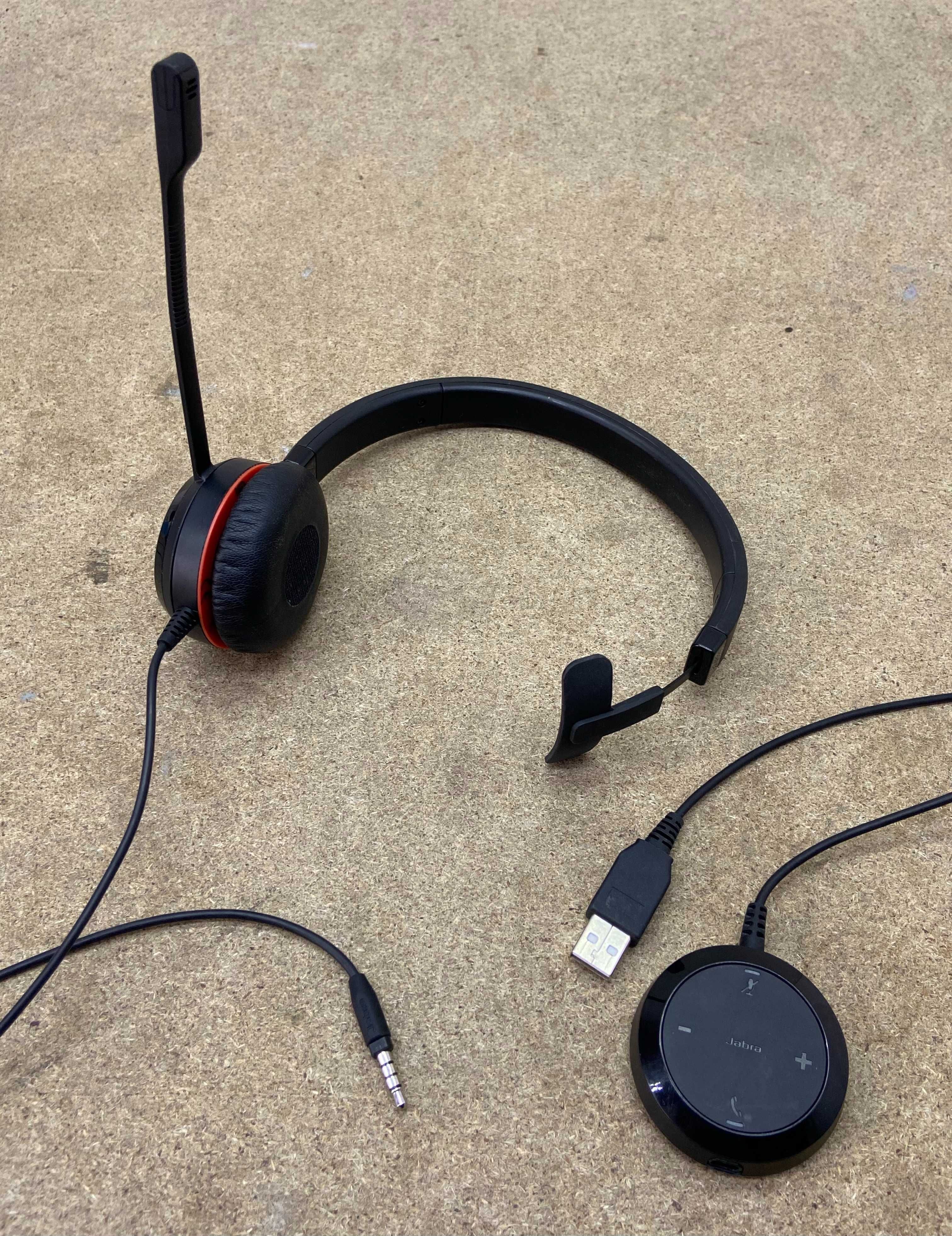 Професійна моно-гарнітура Jabra Evolve 30 Mono, 3.5mm/USB, Колцентр