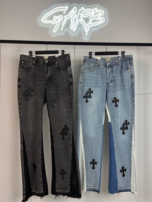 ‼️ЗНИЖКА‼️ Джинси Gallery dept x Chrome hearts