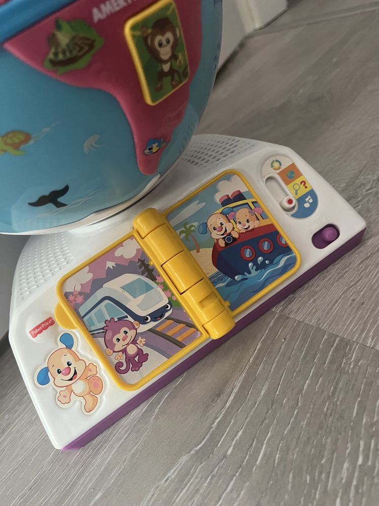 globus odkrywcy interaktywny edulacyjny fisher price ucz się i śmiej