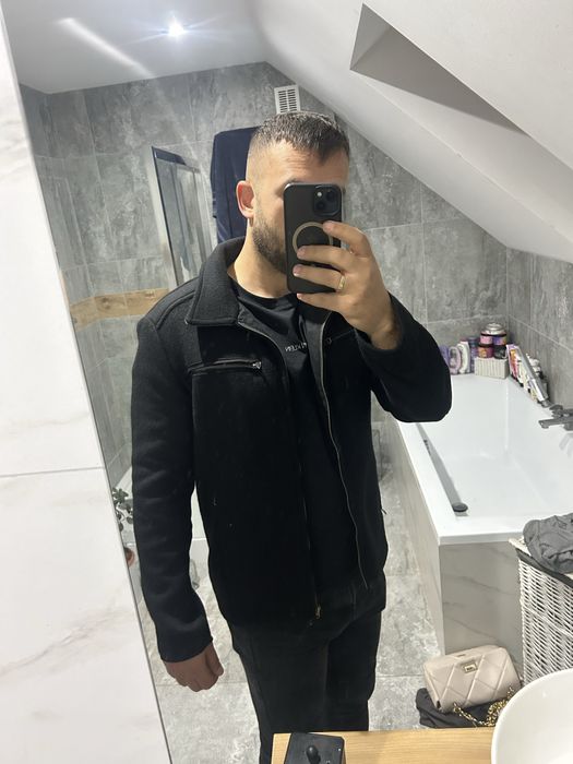 Płaszcz czarny Giacomo Conti rozm. M