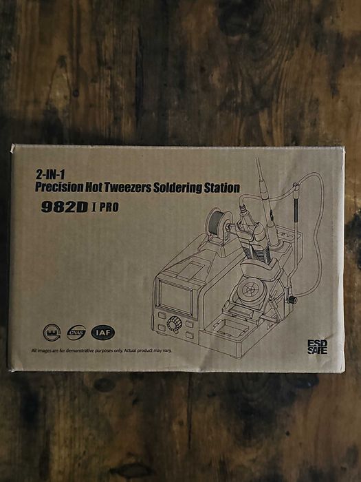 YIHUA 982D precyzyjna stacja lutownicza z 3 końcówkami lutowniczymi